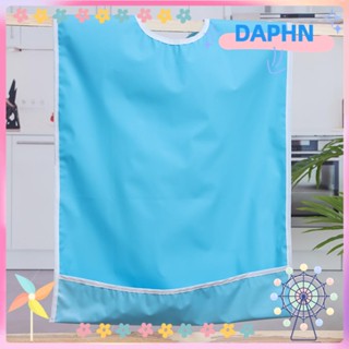 Daphs ผ้ากันเปื้อนเทอร์รี่ ขนาดใหญ่ สําหรับผู้ใหญ่ ผู้สูงอายุ ทําความสะอาดเสื้อผ้า