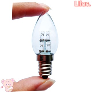 Lilac หลอดไฟ LED 4 ดวง 0.8W 3000K 6500k E12 สีขาวอบอุ่น ขนาดเล็ก