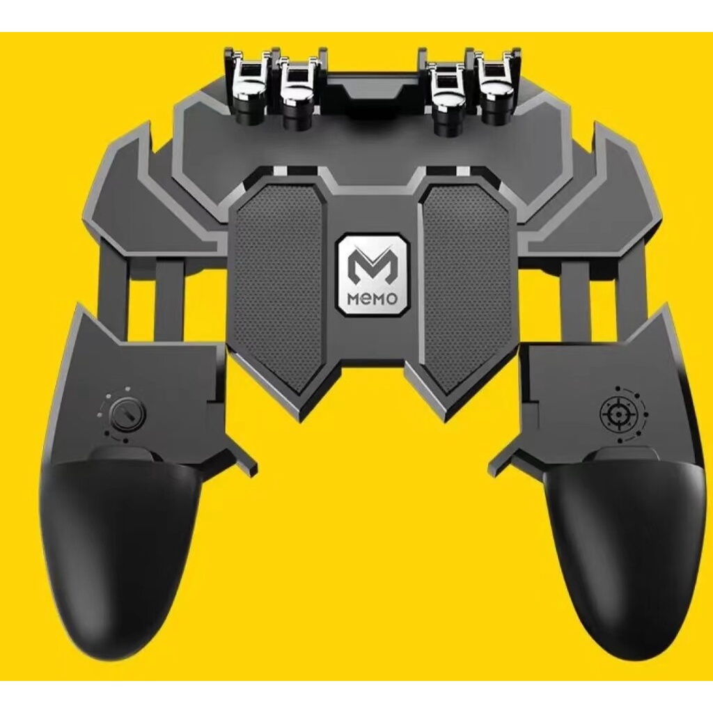 AK-66 K21 PUGB Helper 4 นิ้วเชื่อมต่อที่ถือเกม Peace Elite Fast ปุ่มถ่ายภาพ Controller PUBG จอยสติ๊กเล่นเกม ส่งจากไทย