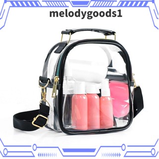 Melodygoods1 กระเป๋าเป้สะพายหลัง กระเป๋าถือ แบบใส เหมาะกับการพกพาเล่นกีฬา กลางแจ้ง