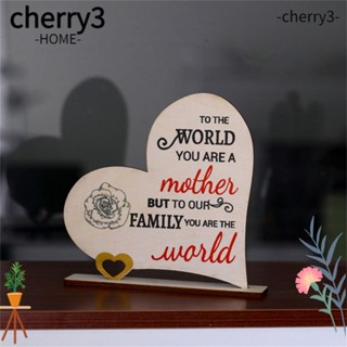 Cherry3 แผ่นป้าย ลาย Mother You Are The World สําหรับตกแต่งบ้าน