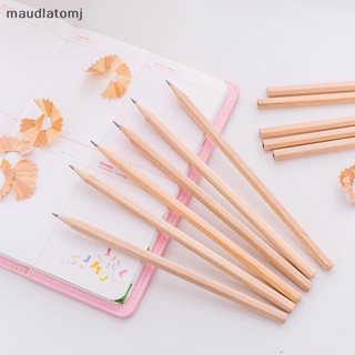 Maud Log ดินสอไม้ธรรมชาติ สําหรับวาดภาพระบายสี 10 ชิ้น ต่อชุด