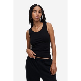 H&amp;M  Woman Ribbed cotton vest top 1128496_1