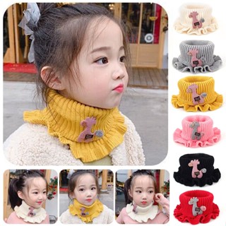 New Winter Baby Scarf Kids Knitted Warm Girls Scarves Soft Toddler Neck Collar