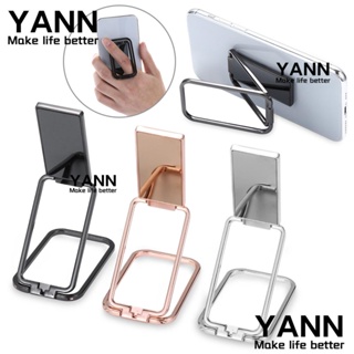 Yann แหวนขาตั้งโทรศัพท์มือถือ แบบบางพิเศษ หมุนได้ 360 องศา ปรับได้ หลากสี