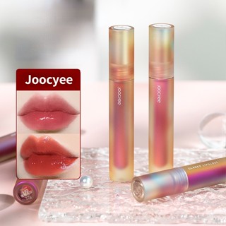 Joocyee Shell ลิปกลอส เอนไซม์ เคลือบริมฝีปาก สีเหลืองอําพัน ไม่เลอะ และไม่หลุดออก สําหรับแต่งหน้า