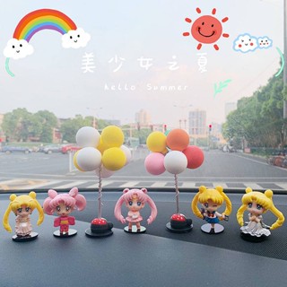 Pretty Girl Warrior Ornaments Car Interior Decoration Creative Car Decoration Car Supplies Car Center Console Cartoon Doll EJOi