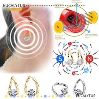 Eutus ต่างหูแม่เหล็ก เยอรมนีเซียม ลดความวิตกกังวล และความเครียด สําหรับเครื่องประดับ