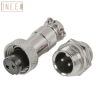 【ONCEMOREAGAIN】GX12 Panel Plug Socket Connector Widely Used in Aerospace and Navigation Systems