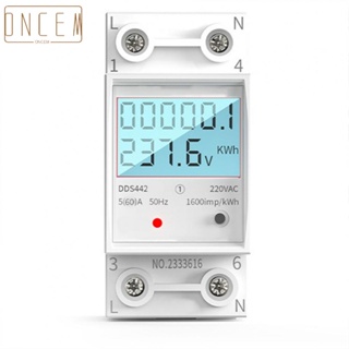 【ONCEMOREAGAIN】Modern Single Phase Electronic Meter with Easy to Read LCD Display AC 220V 5 60A