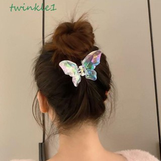 Twinkle1 กิ๊บติดผมอะคริลิค รูปผีเสื้อน่ารัก สําหรับผู้หญิง