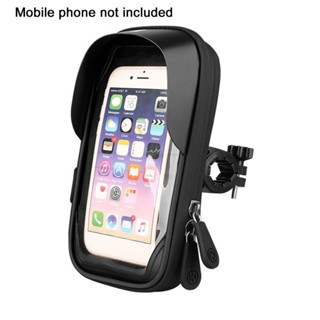 Black Touch Screen Mobile Phone Holder Handlebar Motorcycle