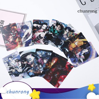 Chunrong โปสการ์ด PVC พิมพ์ลายการ์ตูนอนิเมะ Demon Slayer สไตล์คลาสสิก สําหรับแฟนคลับ 12 ชิ้น