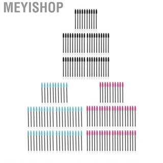 Meyishop Eyelash  Brush  Compact Flexible Double Ended Spiral Head Disposable for Eye Lash Extension