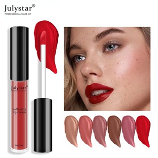 JULYSTAR Julystar Lip Glaze Velvet Non-stick Cup Matte Lip And Cheek ลิปสติกอเนกประสงค์