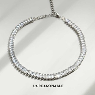 สร้อยคอเพชร Baguette CZ ความยาว 11 นิ้ว Unreasonable Accessories UA0845-01