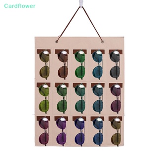 &lt;Cardflower&gt; กล่องเก็บแว่นตากันแดด แบบแขวนผนัง 15 ช่อง ลดราคา