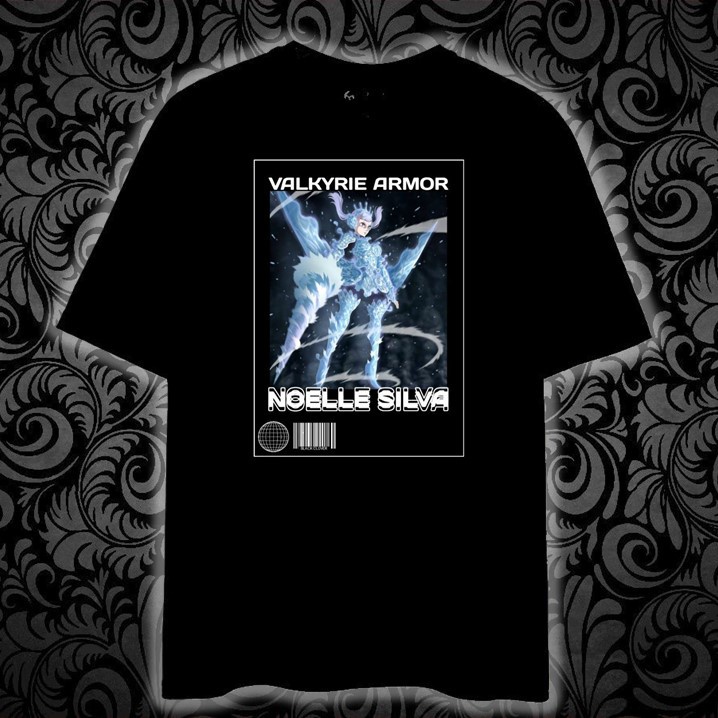 ยินดีต้อนรับ a Noelle เสื้อยืดผ้าฝ้าย 100% พิมพ์ลายเกราะ SILVA VALKYRIE สําหรับผู้ชาย และผู้หญิง