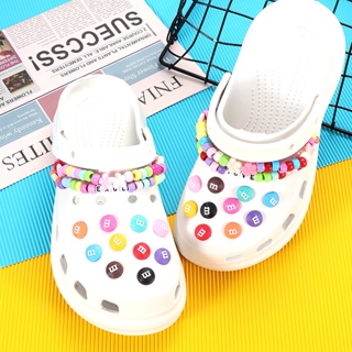 การ์ตูนช็อคโกแลต ลูกอม กระต่าย ชุดดอกไม้ Jibits Crocs โซ่ M &amp; M ถั่ว Jibitz ถ้วย สําหรับผู้หญิง รองเท้า อุปกรณ์เสริม เสน่ห์ รองเท้า ตกแต่งหมุด