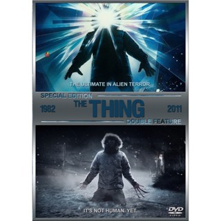 DVD ดีวีดี The Thing ไอ้ตัวเขมือบโลก (1982) The Thing แหวกมฤตยู อสูรใต้โลก (2011) DVD Master เสียงไทย (เสียง ไทย/อังกฤษ