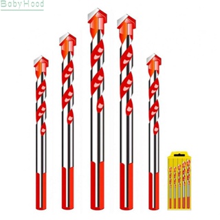 【Big Discounts】Drill Bits 5PCS 6/8/10/12mm Cemented Carbide For Ceramic Hardness Marble#BBHOOD