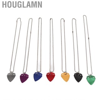 Houglamn Guitar Pick  7PCS Necklace Portable for Lover