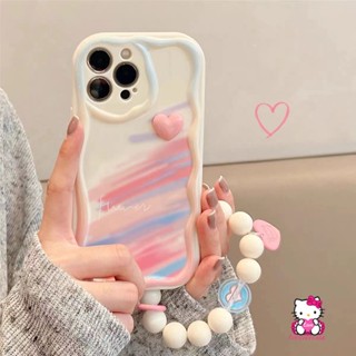 เคสโทรศัพท์มือถือ ขอบหยัก ลายกราฟฟิตี้สีน้ํา หัวใจ 3D พร้อมสายคล้องมือ สําหรับ Infinix Hot 11 10 9 12 8 30 20 10Lite Play Smart 5 6 7 6Plus Note 12 G96 Hot 30i 8 9