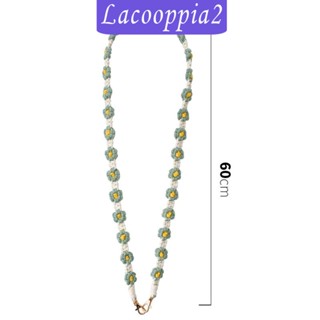 [Lacooppia2] สายสะพายกระเป๋า แบบถัก ลายดอกเดซี่ แฮนด์เมด