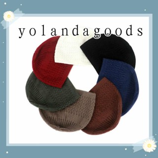 Yola หมวกมุสลิม หมวกถัก Kippah ผู้ชาย หมวกมัสยิดอธิษฐาน