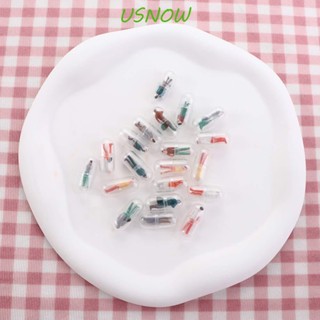 Usnow ฟิกเกอร์พลาสติก รูปเปลือกหอย แคปซูล ขนาดเล็ก DIY อุปกรณ์เสริม สําหรับแยกยา