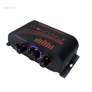 【3C】เครื่องขยายเสียงสเตอริโอ Hifi AK170 12VDC ขนาดเล็ก สําหรับลําโพง PC รถยนต์ ยานพาหนะ