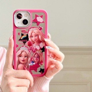 Barbie pattern soft เคสซิลิโคน Phone case compatible for iPhone 11 12 13 14 Pro max เคสไอโฟน11 เคสiPhone14promax กันกระแทก caseiPhone12Pro เคสi13Pro max cover