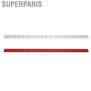 Superparis T Slot Jig Miter Track  18in Aluminum Alloy No Deformation for Woodworking Modification