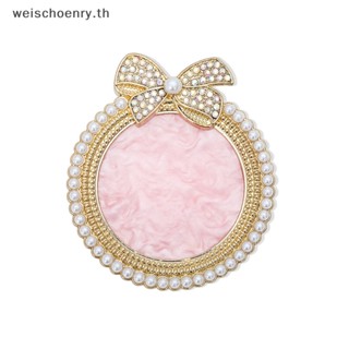 Ww จานสีเรซิ่น ประดับโบว์ ไข่มุก สําหรับตกแต่งเล็บ
