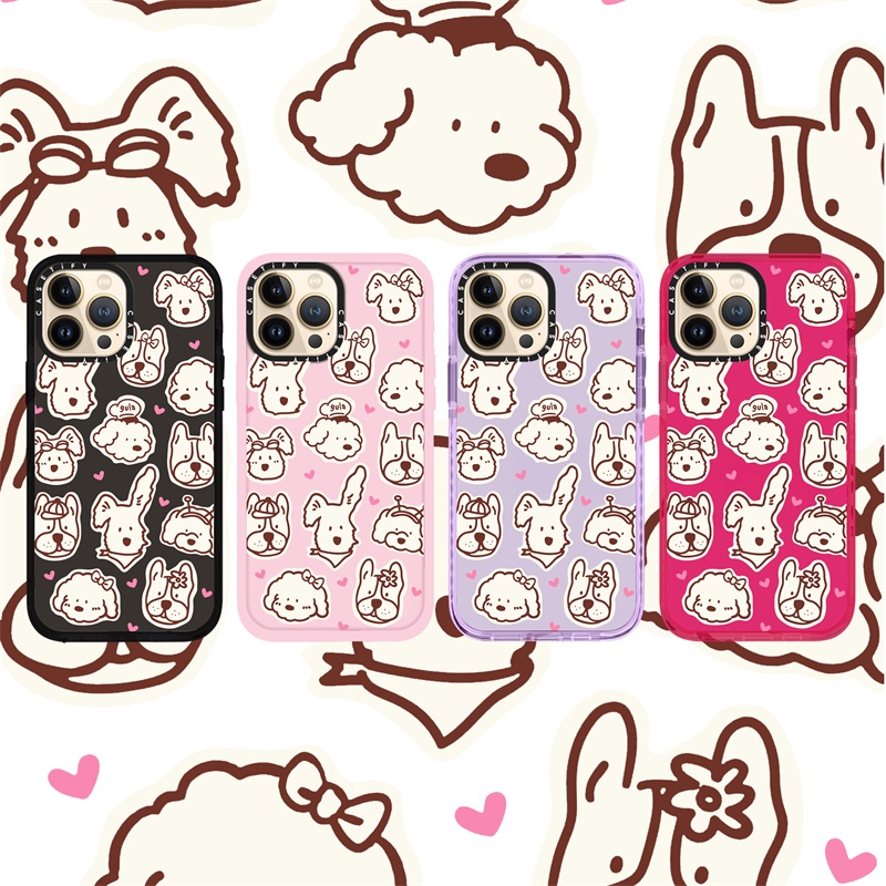 Casetify X dian party by gula RosePink เคสโทรศัพท์มือถือแบบนิ่ม ใส กันกระแทก สําหรับ iPhone 15 14 13 12 11 Pro MAX IX XS MAX XR 6 6s 7 8 Plus