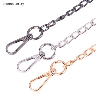 Onem ใหม่ สายโซ่โลหะ สีทอง สีดํา 60 100 ซม. สําหรับกระเป๋าถือ กระเป๋าสะพายไหล่ DIY