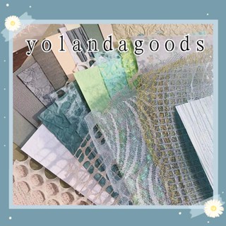 Yola แผ่นกระดาษ ขนาด A5 5.5x7.8 นิ้ว แฮนด์เมด สําหรับทําการ์ด diy 30 ชิ้น