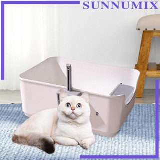 [Sunnimix] ถาดกระบะทราย ขนาดใหญ่ กันกระเด็น อุปกรณ์เสริม สําหรับสัตว์เลี้ยง หนูแฮมสเตอร์ แมว ขนาดเล็ก กลาง