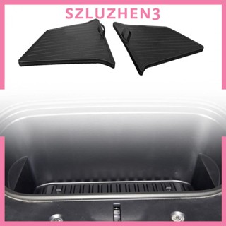 [Szluzhen3] กล่องเก็บของ กันฝุ่น สําหรับติดท้ายรถยนต์ 2 ชิ้น