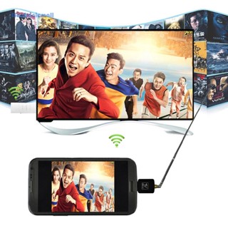 [ElectronicMall01.th] จูนเนอร์รับสัญญาณทีวีดิจิทัล Micro USB DVB-T สําหรับโทรศัพท์ Android