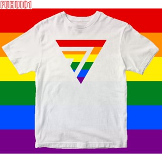 (Fuhui01) เสื้อยืด “LGBT x ก้าวไกล“ Pride Month เสื้อ pridedayผ้า ผ้านุ่ม Pride Always Move Forward Party แอลจีบีที