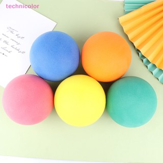 [technicolor] ใหม่ พร้อมส่ง ลูกบอลฟองน้ํานุ่ม ยืดหยุ่น ลดเสียงรบกวน ขนาดเล็ก 15 ซม. สําหรับเล่นกีฬากลางแจ้ง