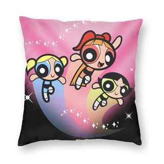 ปลอกหมอน พิมพ์ลาย The Powerpuff Girls สําหรับตกแต่งบ้าน