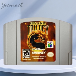 Mortal Kombat Trilogy เวอร์ชั่น USA Super Mario Games RPG คอสเพลย์ สําหรับ Nintendo N64 [Yotome.th]