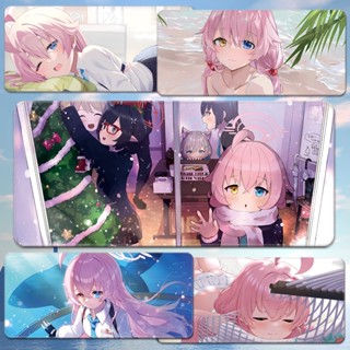 Blue Archive Oversized computer table mat High definition mouse pad Anime game peripheral Takanashi Hoshino Keyboard pad custom  ที่เก็บข้อมูลบนโต๊ะคอมพิวเตอร์เสื่อความละเอียดสูงแผ่นรองเมาส์สูงอะนิเมเกมต่อรอบทาคานาชิโฮชิโนแผ่นคีย์บอร์ด ที่กำหนดเอง