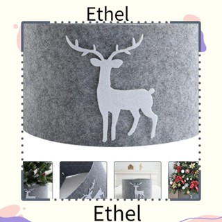 Ethel1 ผ้ากันเปื้อน ลายต้นคริสต์มาส สําหรับตกแต่งบ้าน ปาร์ตี้