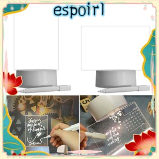 Espo บอร์ดโน้ตข้อความ ไฟกลางคืน Led USB