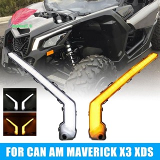 ไฟเลี้ยวสีเหลืองอําพัน สําหรับ Can-Am Maverick X3 XDS XRS 2017 2018 710004994 &amp; 710004995