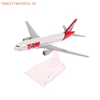 Trtu โมเดลเครื่องบินโลหะ 1:400 Replica Brazilian TAM Boeing 777 ของเล่น สําหรับเด็กผู้ชาย TH