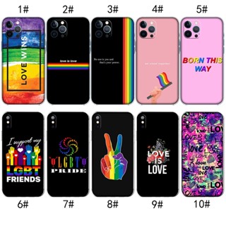 เคสใส ลาย LGBT สําหรับ iPhone XR 5 5s SE 6 6s Plus MZD83